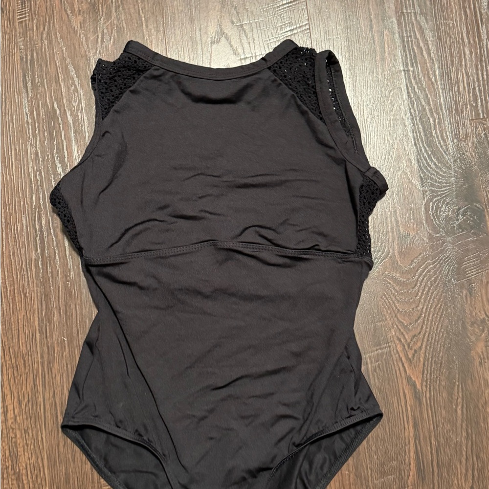 Black lulli dancewear leotard